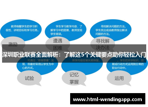 深圳职业联赛全面解析：了解这5个关键要点助你轻松入门